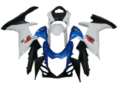 Billige Weiß Blau Schwarz 2011-2024 Suzuki GSXR 600 / GSXR 750 Motorrad Verkleidung