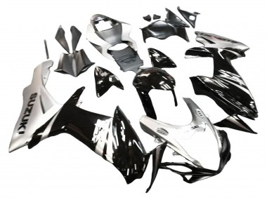 Billige Glänzendes Schwarz Silber 2011-2024 Suzuki GSXR 600 / GSXR 750 Motorrad Verkleidung