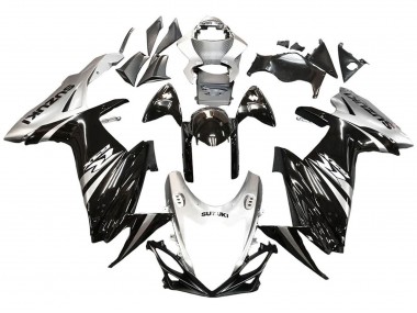 Billige Glänzendes Schwarz Silber 2011-2024 Suzuki GSXR 600 / GSXR 750 Motorrad Verkleidung
