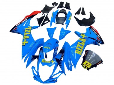 Billige Blau Gold Rot Schwarz Rizla 2011-2024 Suzuki GSXR 600 / GSXR 750 Motorrad Verkleidung