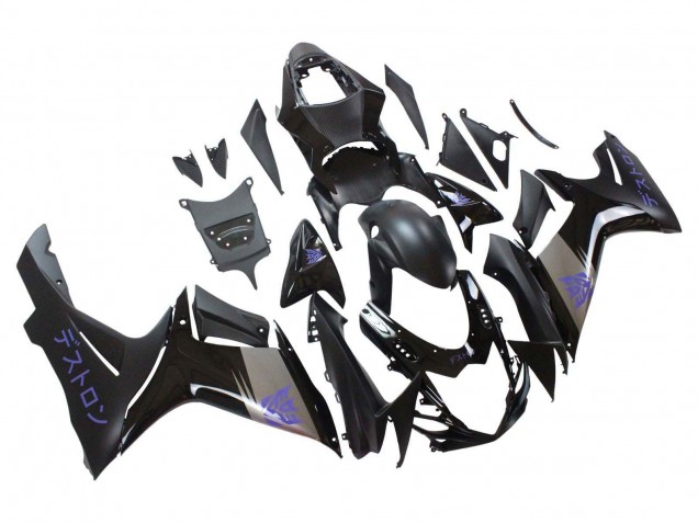Billige Matt Schwarz Grau Lila 2011-2024 Suzuki GSXR 600 / GSXR 750 Motorrad Verkleidung