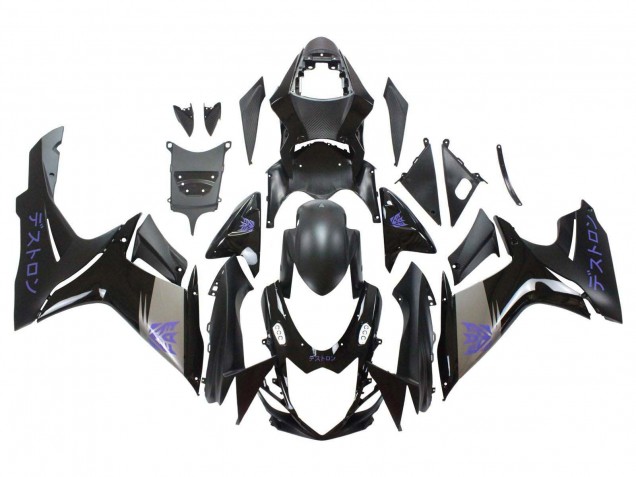 Billige Matt Schwarz Grau Lila 2011-2024 Suzuki GSXR 600 / GSXR 750 Motorrad Verkleidung