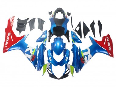 Billige Blau Rot 2011-2024 Suzuki GSXR 600 / GSXR 750 Motorrad Verkleidung