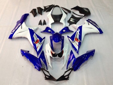 Billige Blau Weiß 2011-2024 Suzuki GSXR 600 / GSXR 750 Motorrad Verkleidung