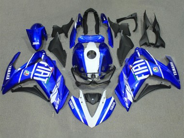Billige Blau Weiß Fiat 2015-2018 Yamaha YZF R3/R25 Motorrad Verkleidung