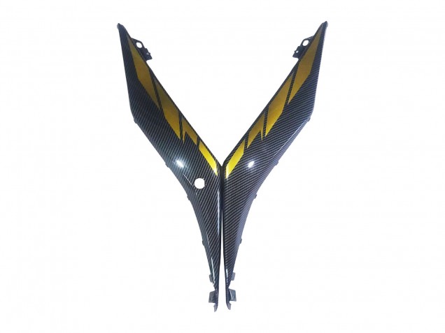 Billige Gold Schwarz Carbonfaser 2019-2021 Yamaha YZF R3/R25 Motorrad Verkleidung