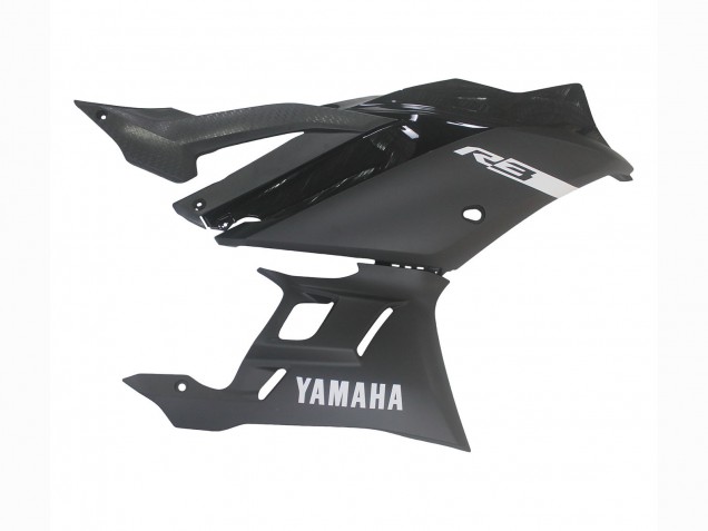 Billige Matt Schwarz Silber 2019-2021 Yamaha YZF R3/R25 Motorrad Verkleidung