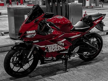 Billige Dunkel Rot Weiß Silber Schwarz Valsir 2019-2021 Yamaha YZF R3/R25 Motorrad Verkleidung