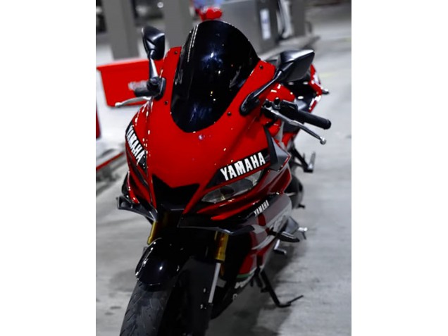Billige Dunkel Rot Weiß Silber Schwarz Valsir 2019-2021 Yamaha YZF R3/R25 Motorrad Verkleidung