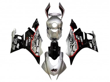 Billige Silber Rot Schwarz 46 2019-2021 Yamaha YZF R3/R25 Motorrad Verkleidung