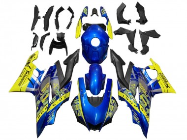 Billige Gelb Blau Schwarz Motul 2019-2021 Yamaha YZF R3/R25 Motorrad Verkleidung