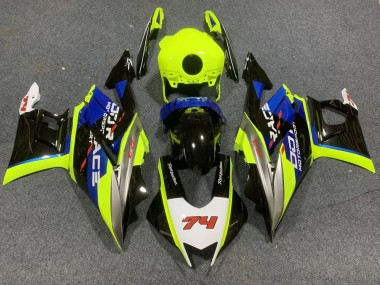 Billige Neon Grün Blau Glänzendes Schwarz 74 2022-2024 Yamaha YZF R3/R25 Motorrad Verkleidung