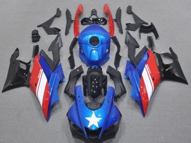 Billige Blau Weiß Rot Schwarz 2022-2024 Yamaha YZF R3/R25 Motorrad Verkleidung Kit