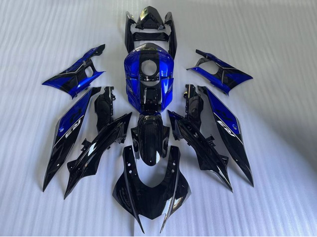 Billige Blau Glänzendes Schwarz 2022-2024 Yamaha YZF R3/R25 Motorrad Verkleidung