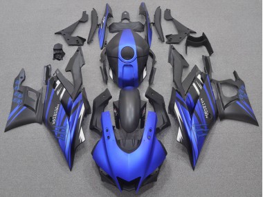 Billige Blau Matt Schwarz Monster 2022-2024 Yamaha YZF R3/R25 Motorrad Verkleidung