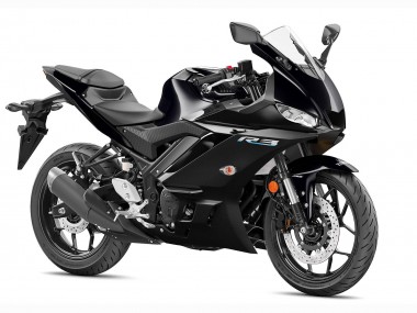 Billige Glänzendes Schwarz 2022-2024 Yamaha YZF R3/R25 Motorrad Verkleidung
