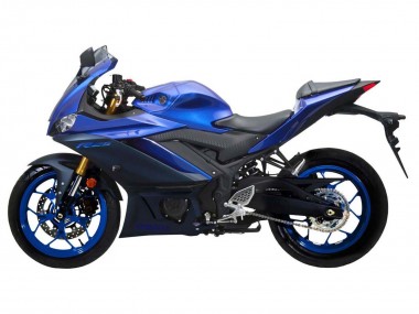 Billige Blau Matt Schwarz 2022-2024 Yamaha YZF R3/R25 Motorrad Verkleidung