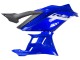Billige Blau Weiß Matt Schwarz 2022-2024 Yamaha YZF R3/R25 Motorrad Verkleidung