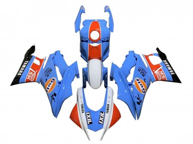 Billige Blau Orange Weiß Gulf 2022-2024 Yamaha YZF R3/R25 Motorrad Verkleidung