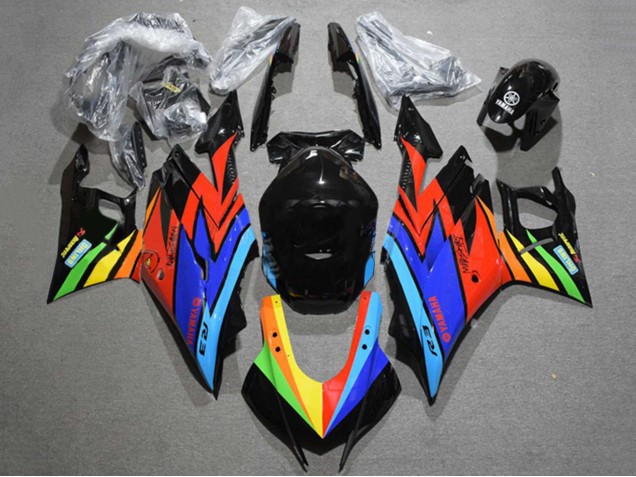 Billige Glänzendes Schwarz Blau Rot Gelb Grün 2022-2024 Yamaha YZF R3/R25 Motorrad Verkleidung