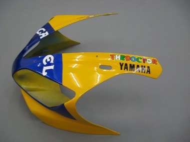 Billige Weiß Gelb Blau Motul Kamel 2000-2001 Yamaha YZF 1000 R1 Motorrad Verkleidung