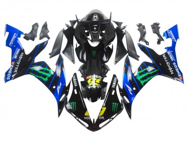 Billige Blau Schwarz Gelb Grün Monster Yamalube ENEOS 69 2004-2006 Yamaha YZF 1000 R1 Motorrad Verkleidung