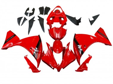 Billige Rot Glänzendes Schwarz 2012-2014 Yamaha YZF 1000 R1 Motorrad Verkleidung