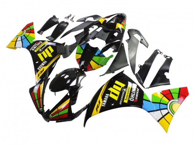 Billige Glänzendes Schwarz Gelb Grün Blau Rot Farbrad 2012-2014 Yamaha YZF 1000 R1 Motorrad Verkleidung
