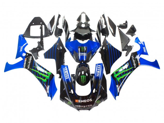Billige Blau Schwarz Grün Schwarz ENEOS Monster 2020-2025 Yamaha YZF 1000 R1 Motorrad Verkleidung