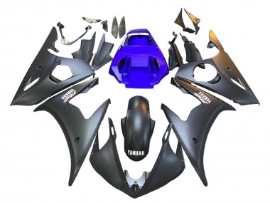 Billige Blau Matt Schwarz 2006-2009 Yamaha YZF R6S Motorrad Verkleidung
