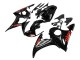 Billige Glänzendes Schwarz Rot 2006-2009 Yamaha YZF R6S Motorrad Verkleidung