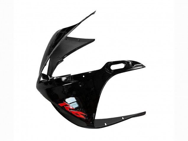 Billige Glänzendes Schwarz Rot 2006-2009 Yamaha YZF R6S Motorrad Verkleidung