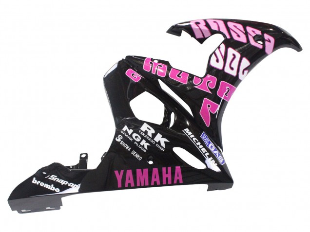Billige Gelb Rosa Glänzendes Schwarz Rossi Repsol 46 2003-2004 Yamaha YZF R6 Motorrad Verkleidung