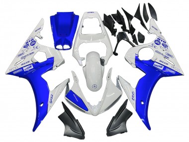 Billige Weiß Blau GYTR 2003-2004 Yamaha YZF R6 Motorrad Verkleidung