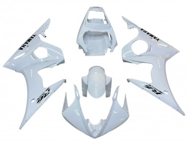 Billige Weiß Schwarz Aufkleber 2003-2004 Yamaha YZF R6 Motorrad Verkleidung