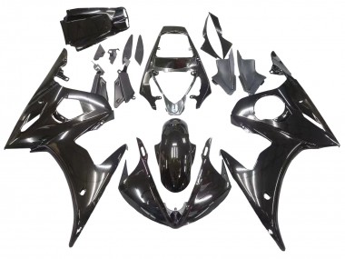 Billige Glänzendes Schwarz 2006-2009 Yamaha YZF R6S Motorrad Verkleidung