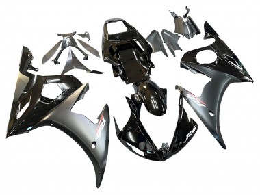 Billige Glänzendes Schwarz Matt Schwarz Gold Chameleon 2006-2009 Yamaha YZF R6S Motorrad Verkleidung