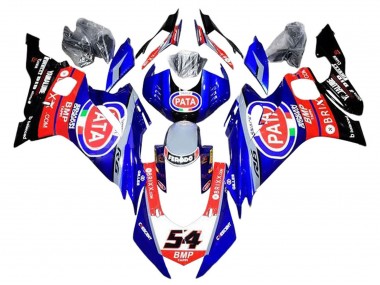 Billige Rot Blau Schwarz Pata 2017-2023 Yamaha YZF 600 R6 Motorrad Verkleidung