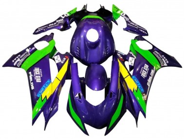 Billige Grün Lila Gelb Schwarz Trick Star 2017-2023 Yamaha YZF 600 R6 Motorrad Verkleidung