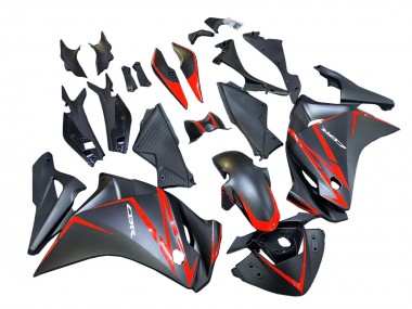 Billige Matt Schwarz Rot Streifen 2011-2015 Honda CBR250RR Motorrad Verkleidung