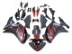 Billige Matt Schwarz Rot Streifen 2011-2015 Honda CBR250RR Motorrad Verkleidung