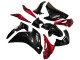 Billige Glänzendes Schwarz Rot 2011-2015 Honda CBR250RR Motorrad Verkleidung