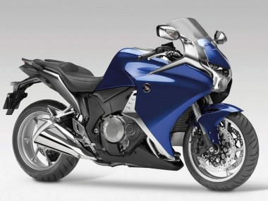 Billige Blau Schwarz 2010-2014 Honda VFR 1200 Motorrad Verkleidung