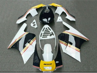 Billige Weiß Gelb Gold Glänzendes Schwarz 1988-1989 Honda NSR250R Motorrad Verkleidung