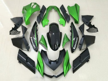 Billige Grün Glänzendes Schwarz 2010-2013 Kawasaki Z1000 Motorrad Verkleidung