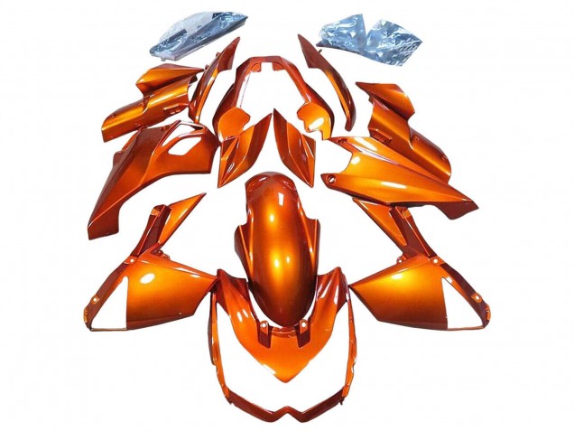 Billige Burnt Orange 2010-2013 Kawasaki Z1000 Motorrad Verkleidung