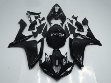 Billige Yamaha YZF R1 Motorrad Verkleidung 2007-2008 - Glanzendes Schwarz