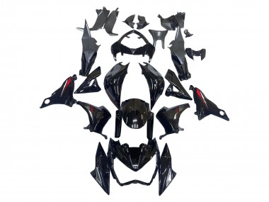 Billige Glänzendes Schwarz Rot 2013-2018 Kawasaki Z800 Motorrad Verkleidung