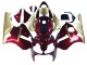 Billige Rot Gold 2000-2001 Kawasaki ZX12R Motorrad Verkleidung