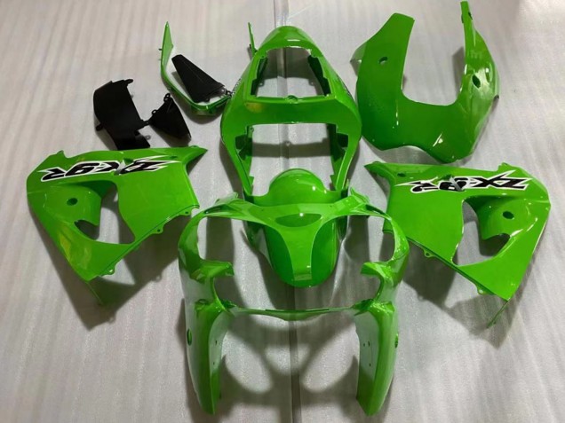 Billige Grün Schwarz 2002-2003 Kawasaki ZX9R Motorrad Verkleidung